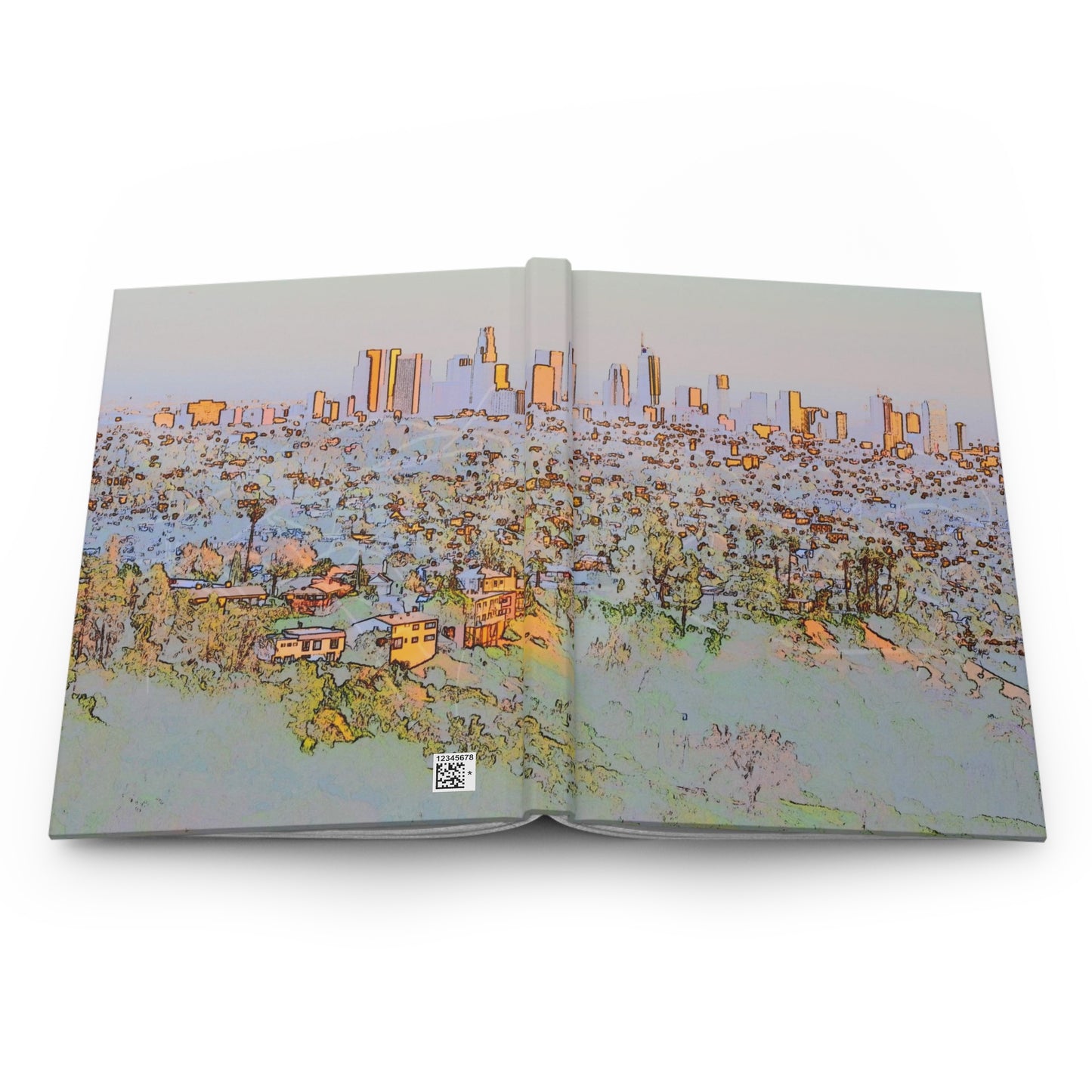 Shining city on the hill hardcover journal - matte finish
