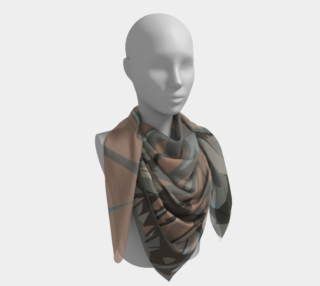 Terra cotta trusses square scarf