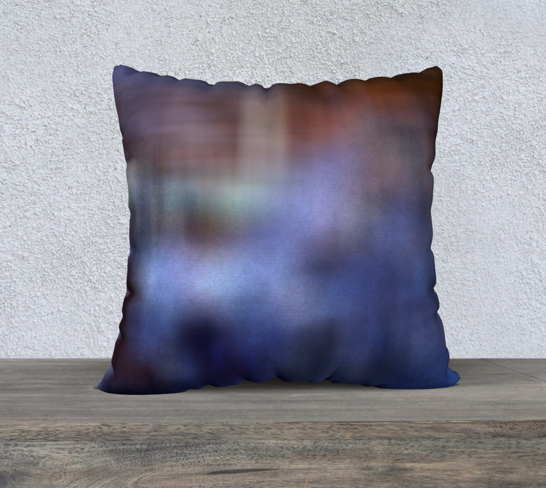 Shibori merry-go-round - 22 x 22 pillow cover