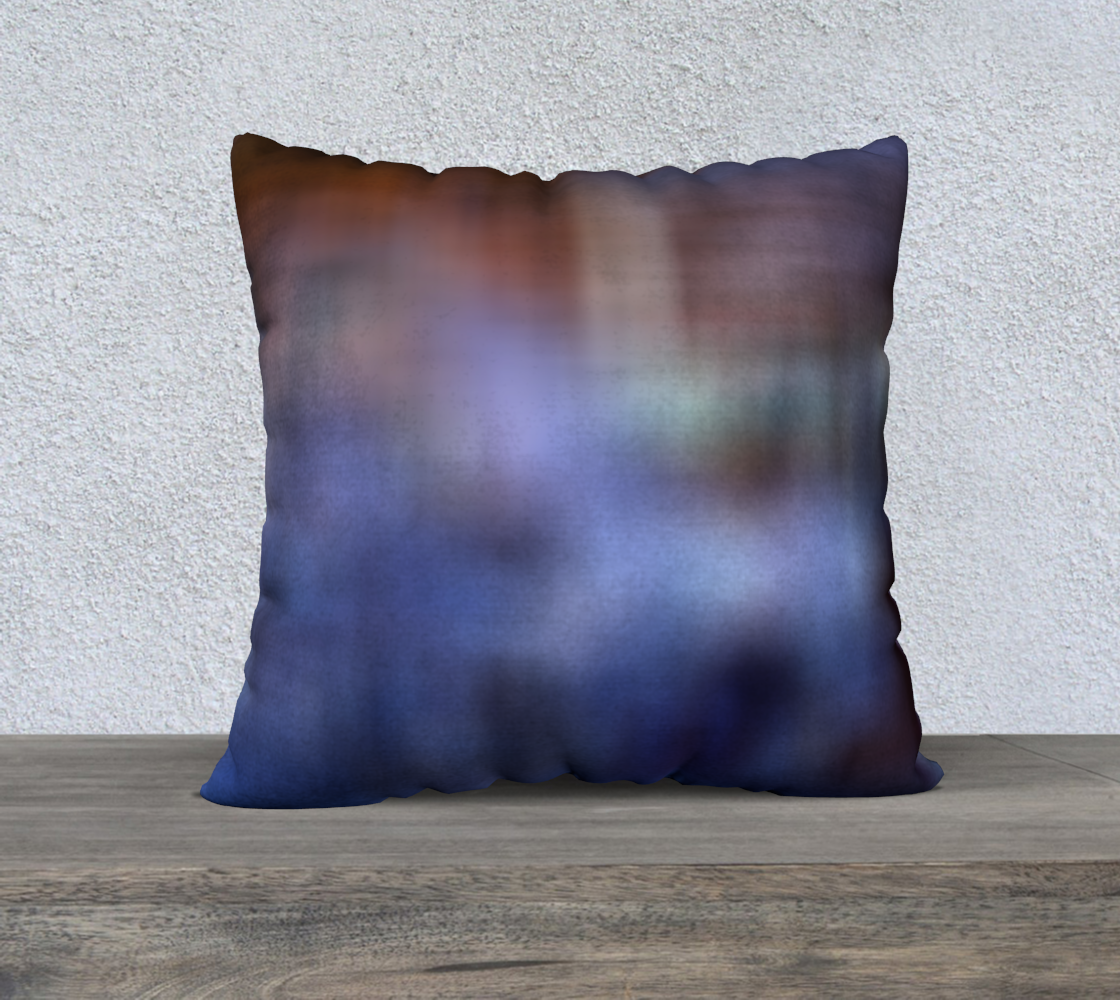 Shibori merry-go-round - 22 x 22 pillow cover