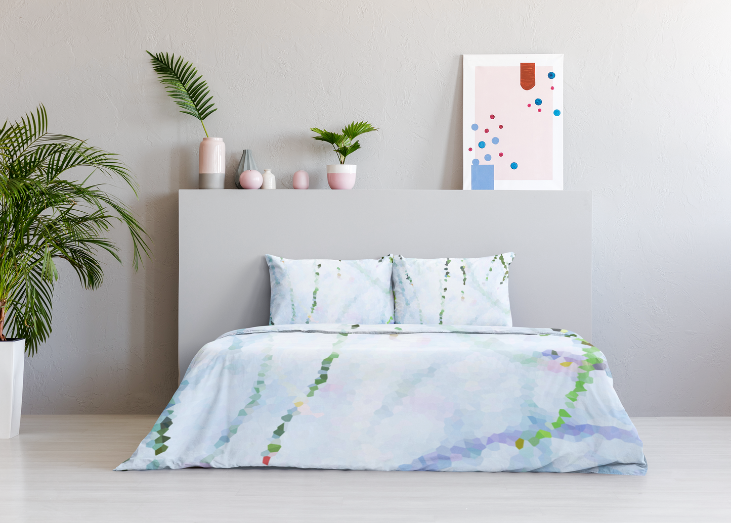 Easy breezy bluesy grasses duvet cover