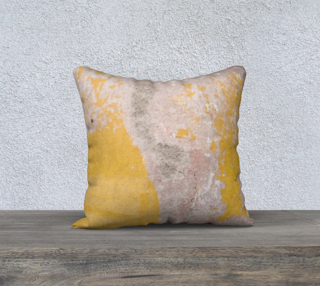 Peeling paint as abstract art - variations in pink and orange