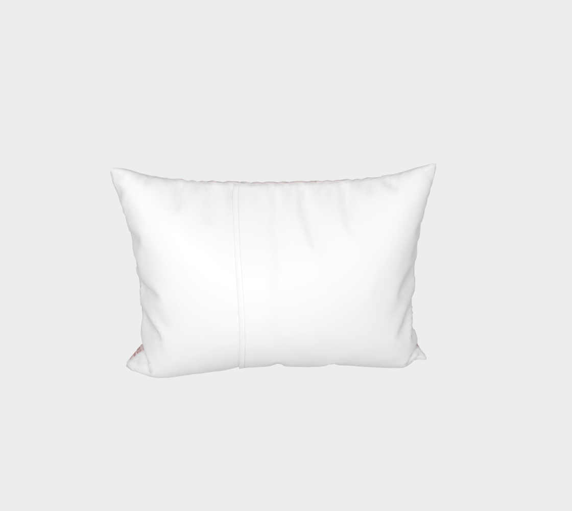 Icy Forest in Shades of Rose pillow sham