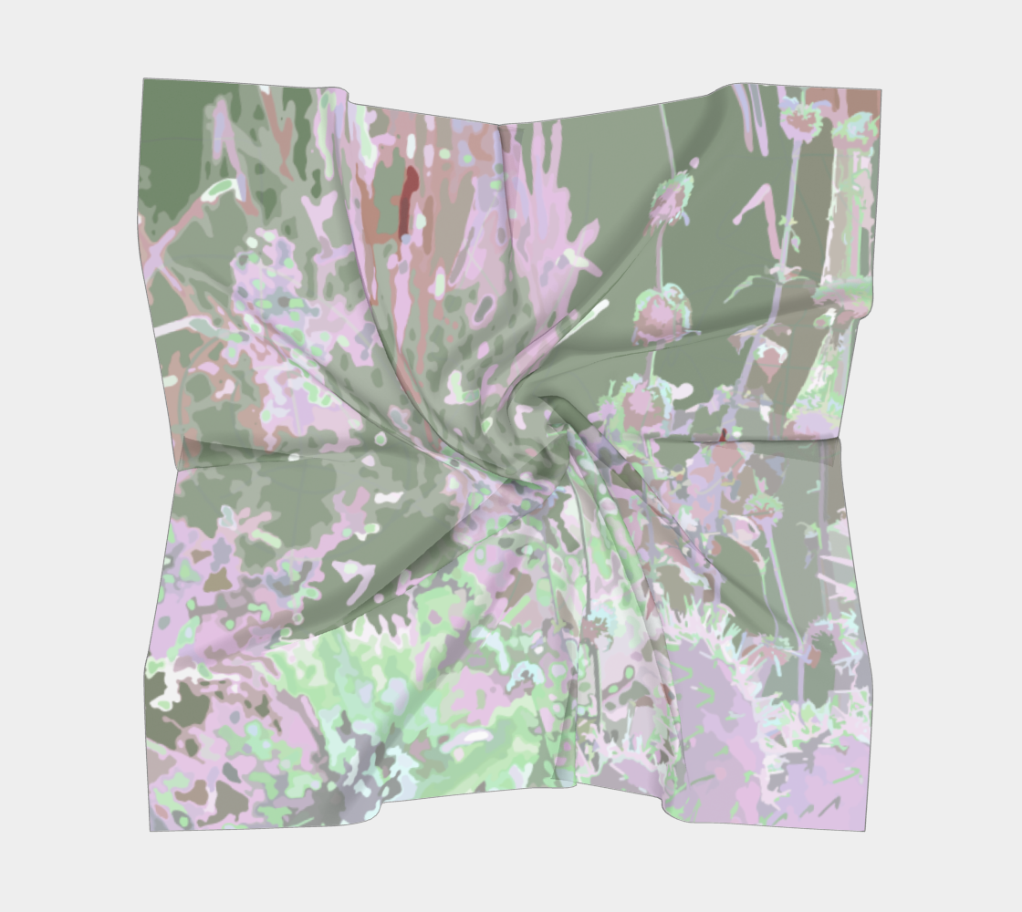Olivia loves cacti square scarf