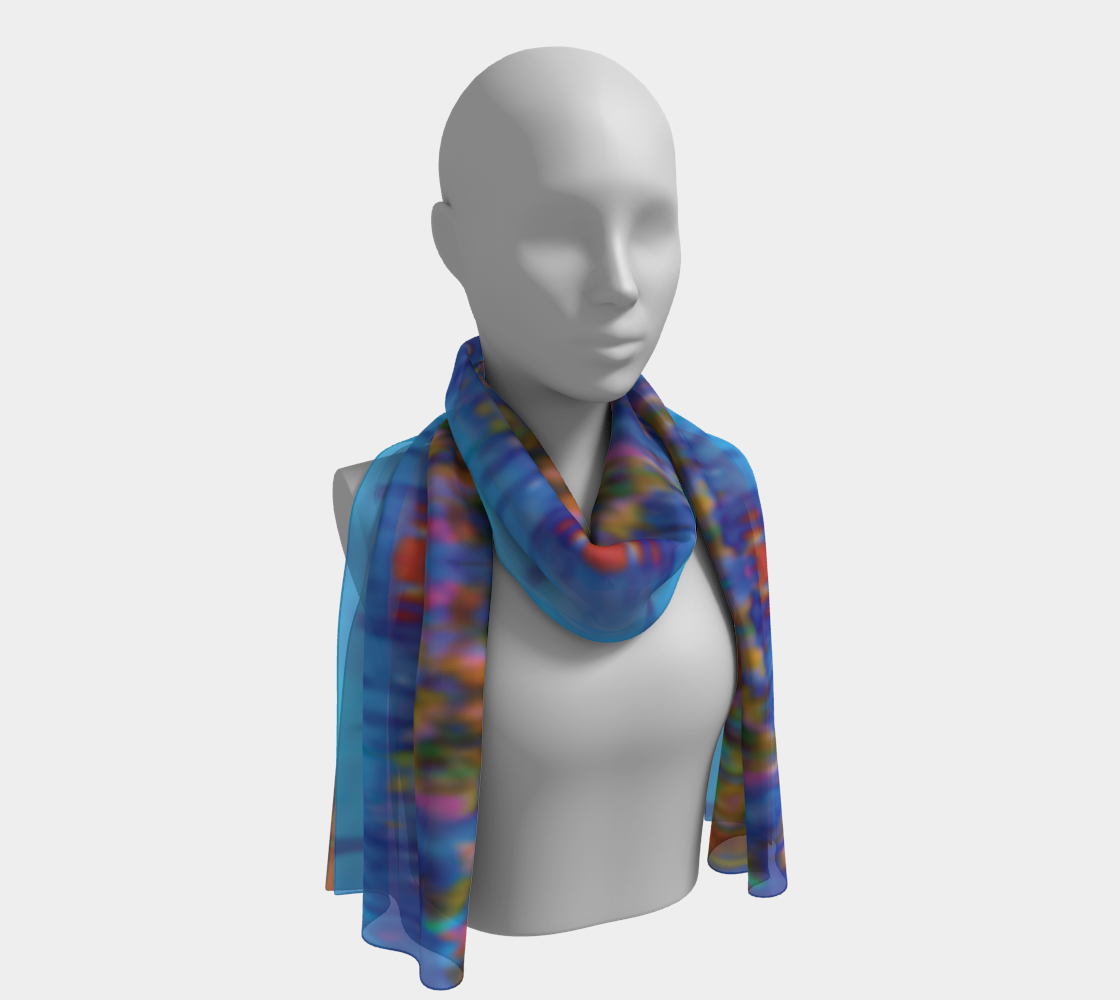 Carousel kaleidoscope oblong scarf
