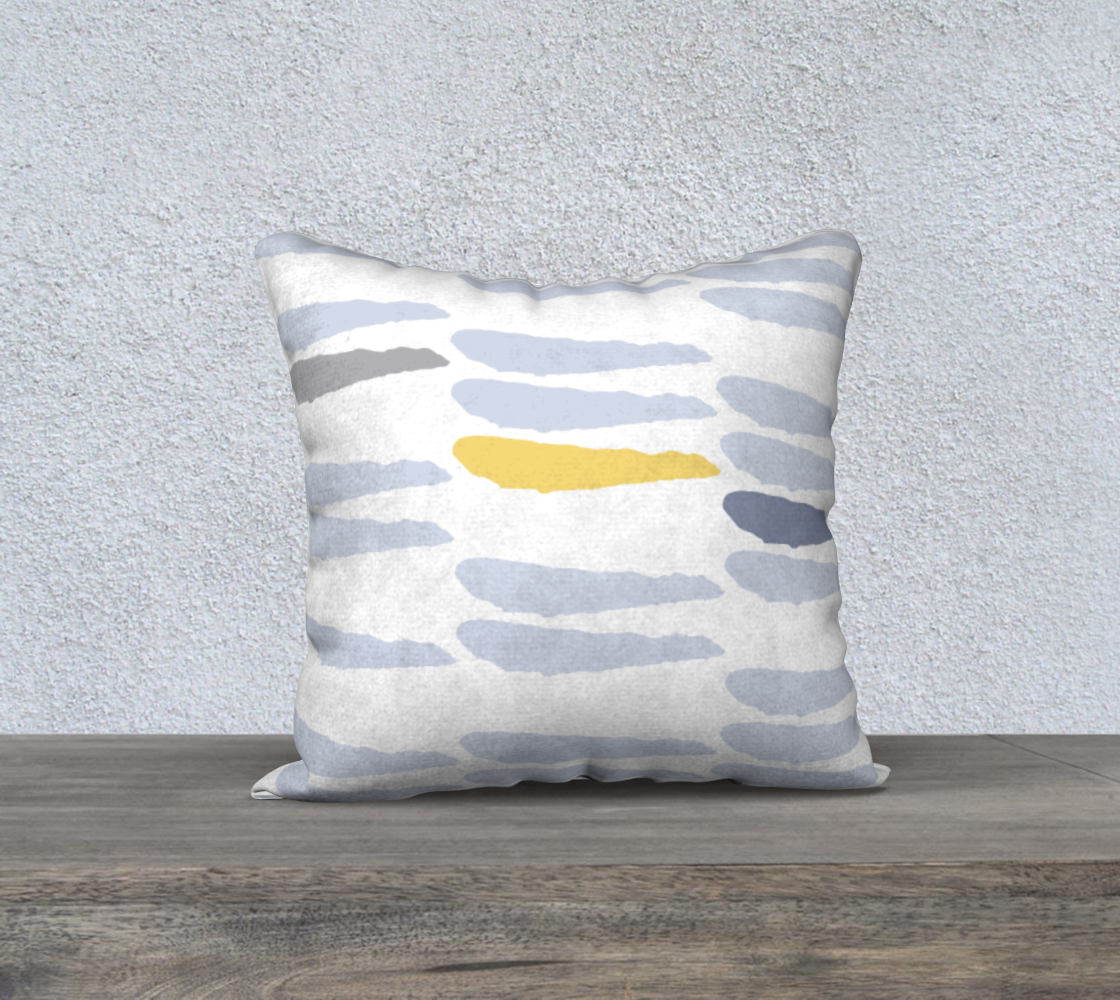 Nautical abstract 18x18 pillow cover