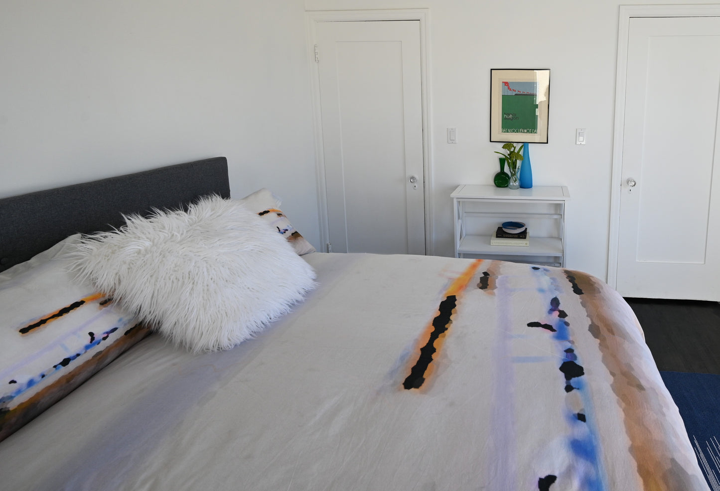 Adrift on a misty sea duvet