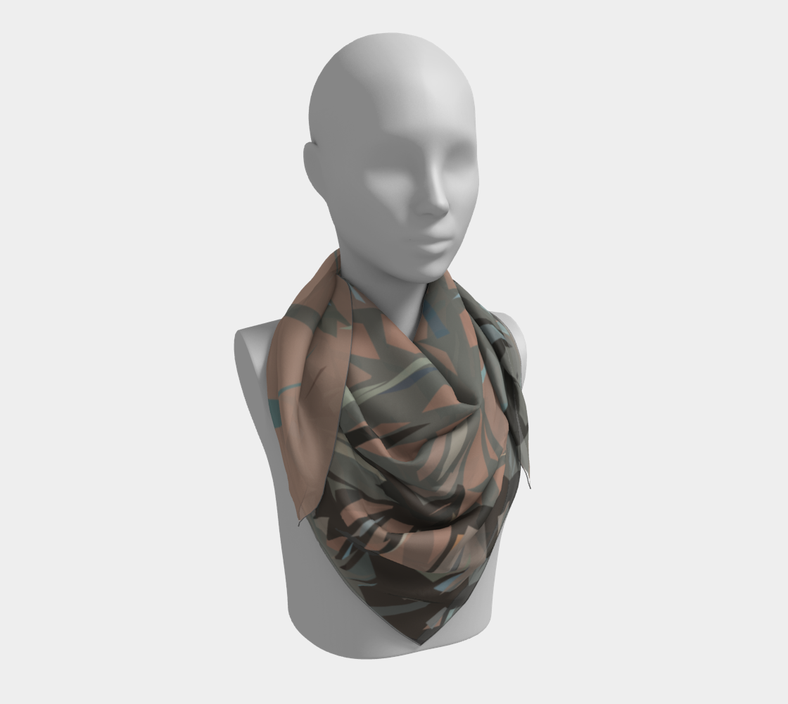Terra cotta trusses square scarf