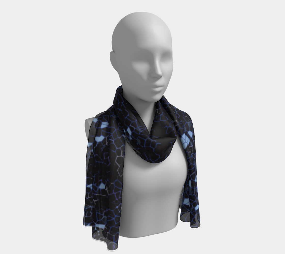 Audrey loves aubergine oblong scarf