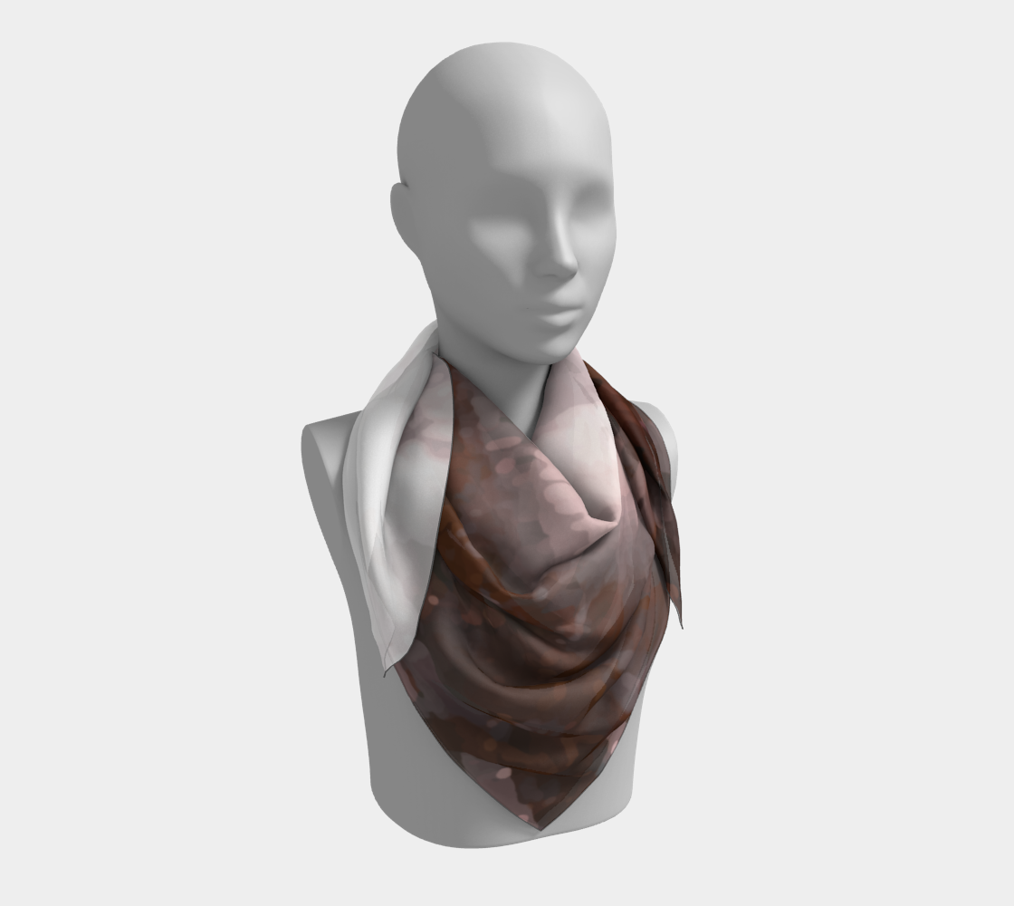 Lazy late afternoon cityscape square scarf