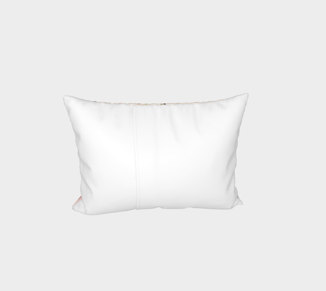 Easy breezy rosy grasses pillow sham
