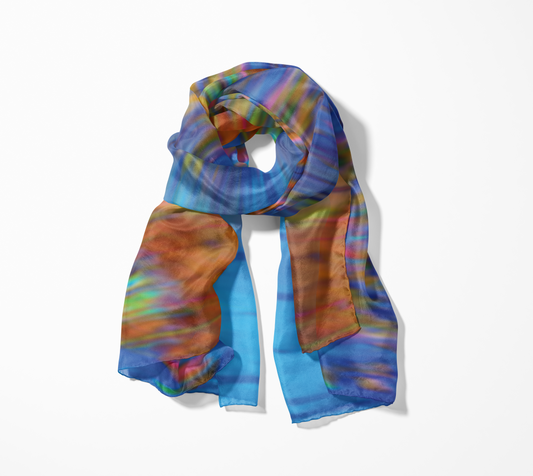 Carousel kaleidoscope oblong scarf