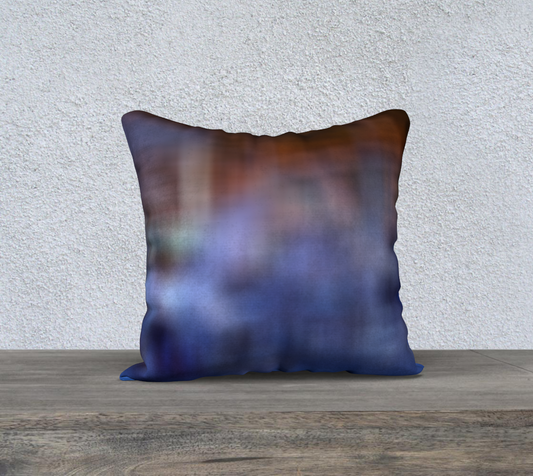 Shibori merry-go-round in indigo
