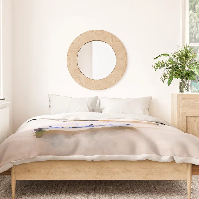 Adrift on a misty sea duvet