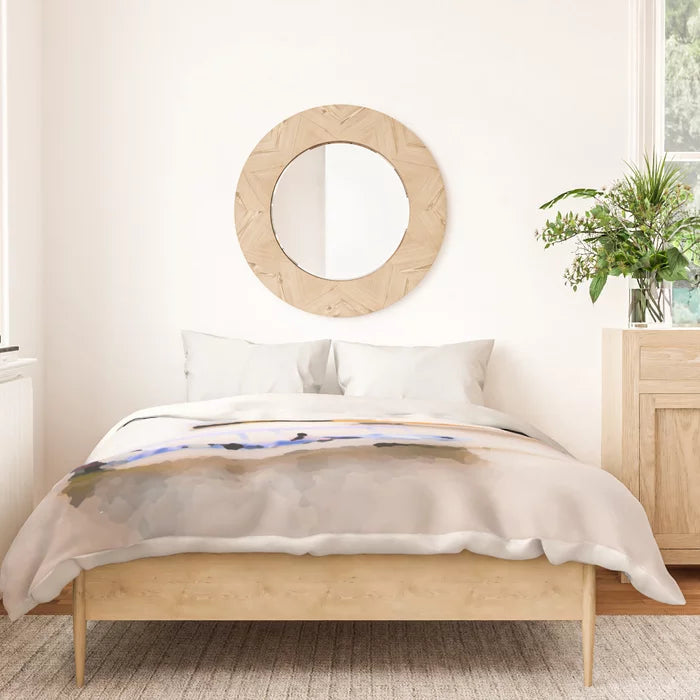 Adrift on a misty sea duvet