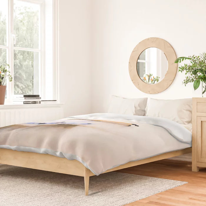 Adrift on a misty sea duvet