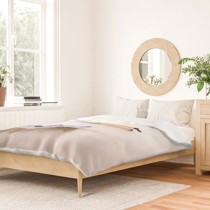 Adrift on a misty sea duvet