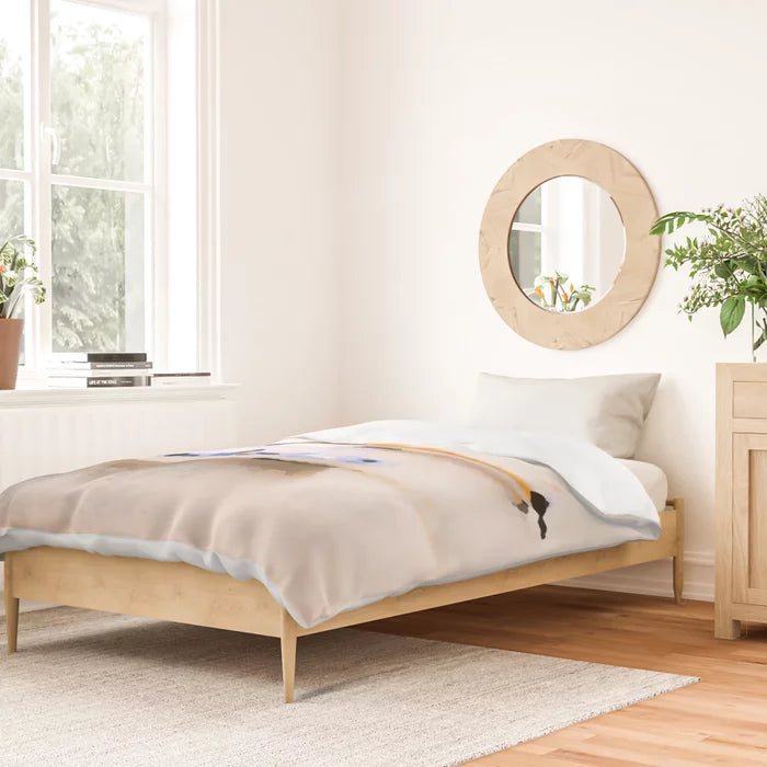 Adrift on a misty sea duvet