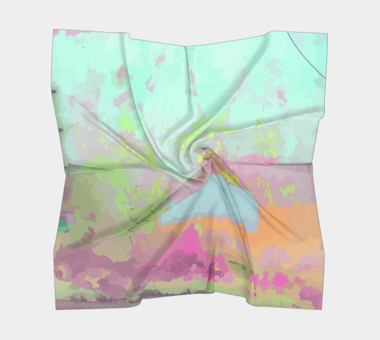 Graffiti scarf in edgy