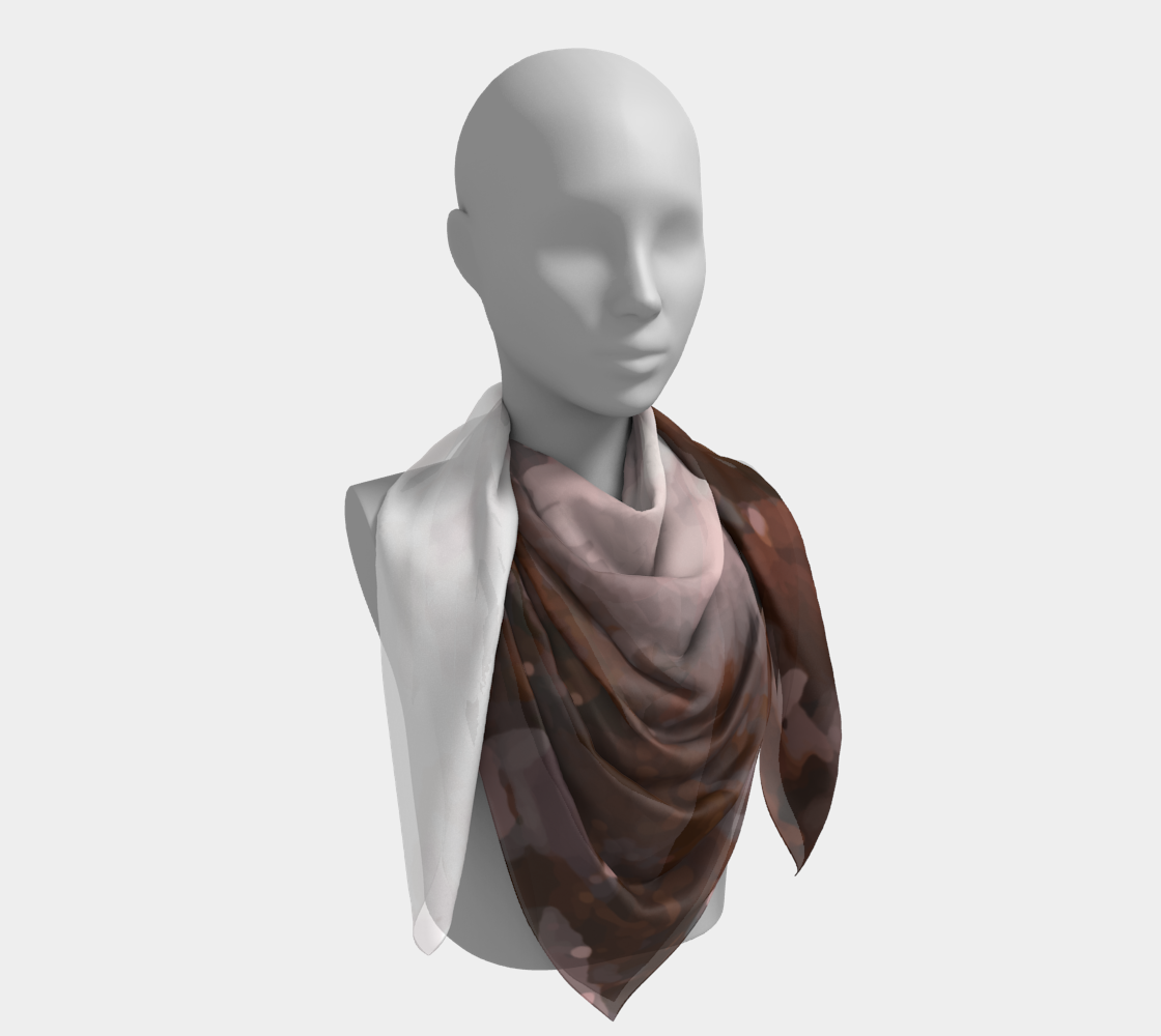 Lazy late afternoon cityscape square scarf