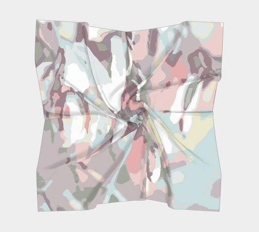 Botanical abstract square scarf