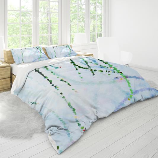 Easy breezy bluesy grasses duvet cover