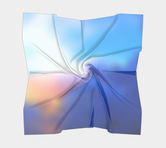 Cloud sky sunset square scarf