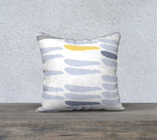 Nautical abstract 18x18 pillow cover